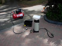 Paving sealer equipment